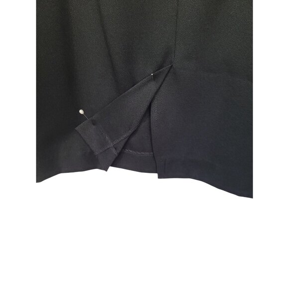 Lindsey Scott Womens Size 14 Plaid Blazer & Black Skirt Suit Set Vintage USA - Picture 10 of 13